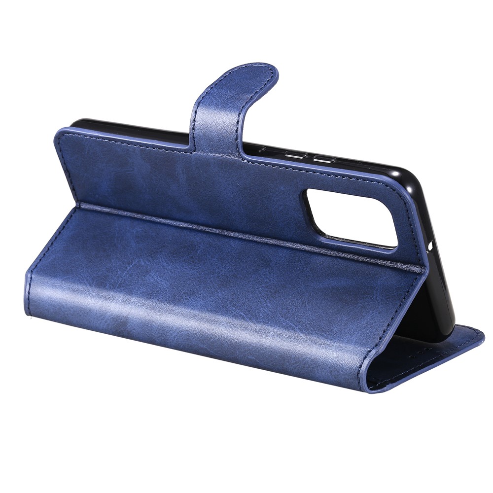Quality Wallet Stand Flip Leather Phone Case for Samsung Galaxy A32 4G (EU Version) - Blue-10