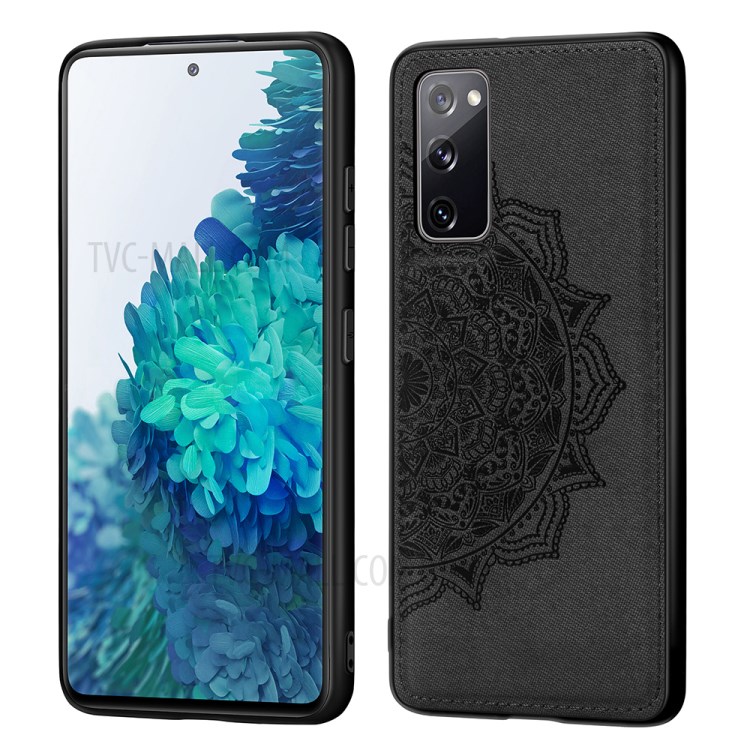 Imprint Mandala Flower Leather Coated PC + TPU Phone Case for Samsung Galaxy S20 FE/S20 Fan Edition/S20 FE 5G/S20 Fan Edition 5G - Black-2