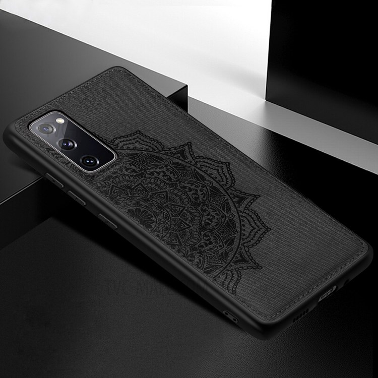 Imprint Mandala Flower Leather Coated PC + TPU Phone Case for Samsung Galaxy S20 FE/S20 Fan Edition/S20 FE 5G/S20 Fan Edition 5G - Black-3