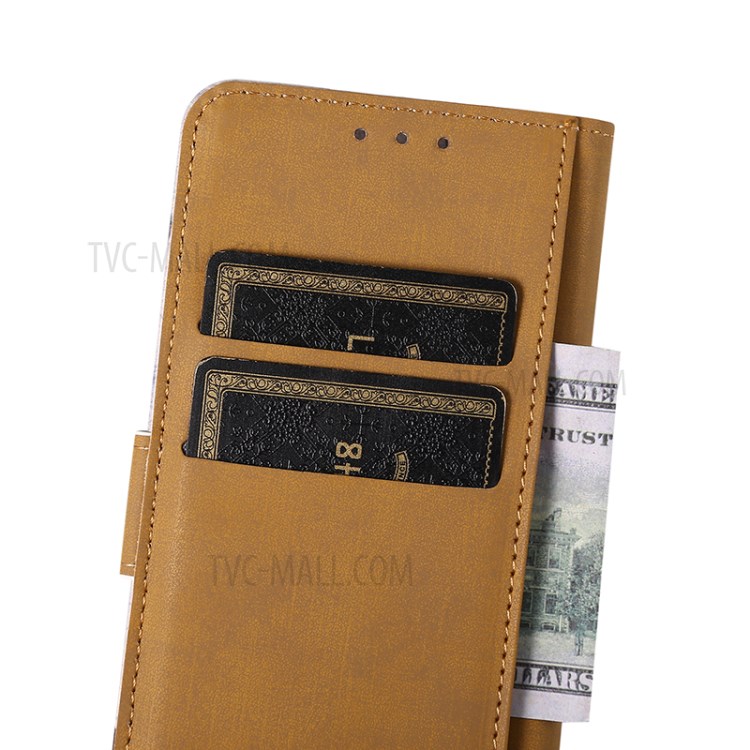 Pattern Printing Stand Wallet PU Leather Phone Cover Shell Protector for Samsung Galaxy Xcover 5 - Blue Tree-5