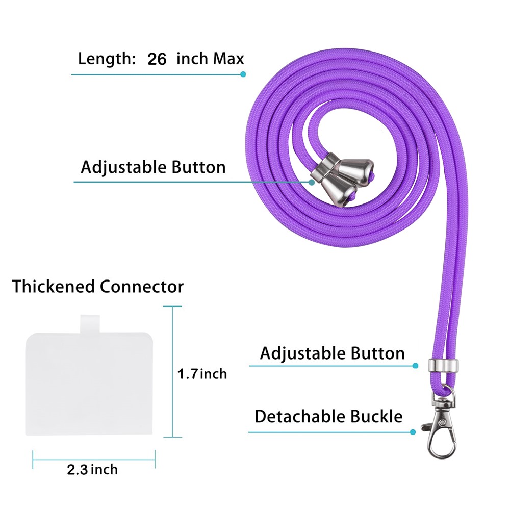 Marble Pattern 2.0mm IMD Electroplating Protective Shell Splicing TPU Phone Skin with Lanyard for Samsung Galaxy A52 4G/5G - Dark Purple-6