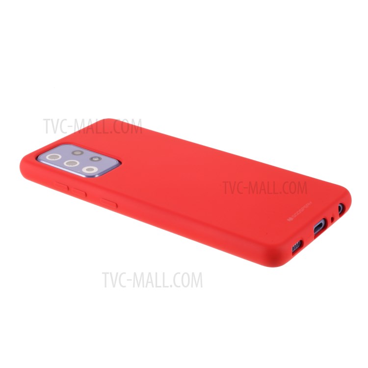 MERCURY GOOSPERY SF Series Matte TPU Case Soft Cover for Samsung Galaxy A52 5G / 4G - Red-2