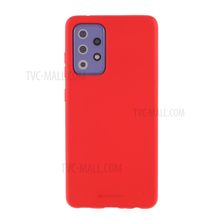 MERCURY GOOSPERY SF Series Matte TPU Case Soft Cover for Samsung Galaxy A52 5G / 4G - Red-8
