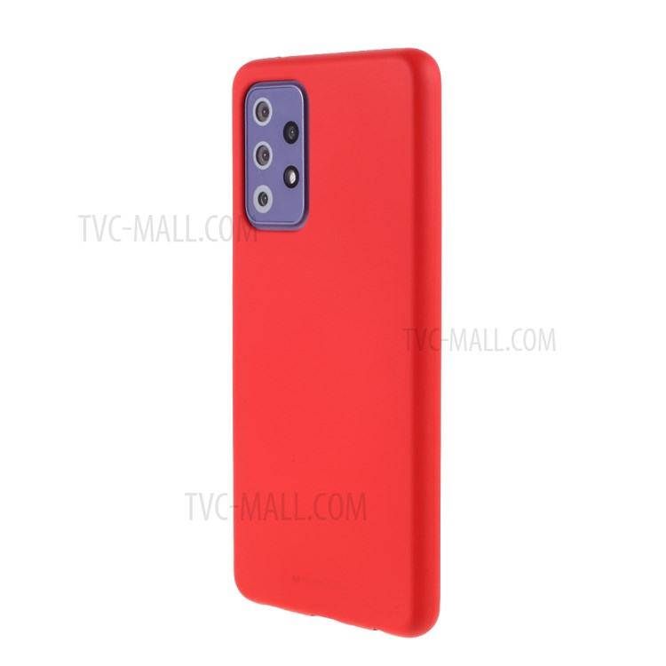 MERCURY GOOSPERY SF Series Matte TPU Case Soft Cover for Samsung Galaxy A52 5G / 4G - Red-9