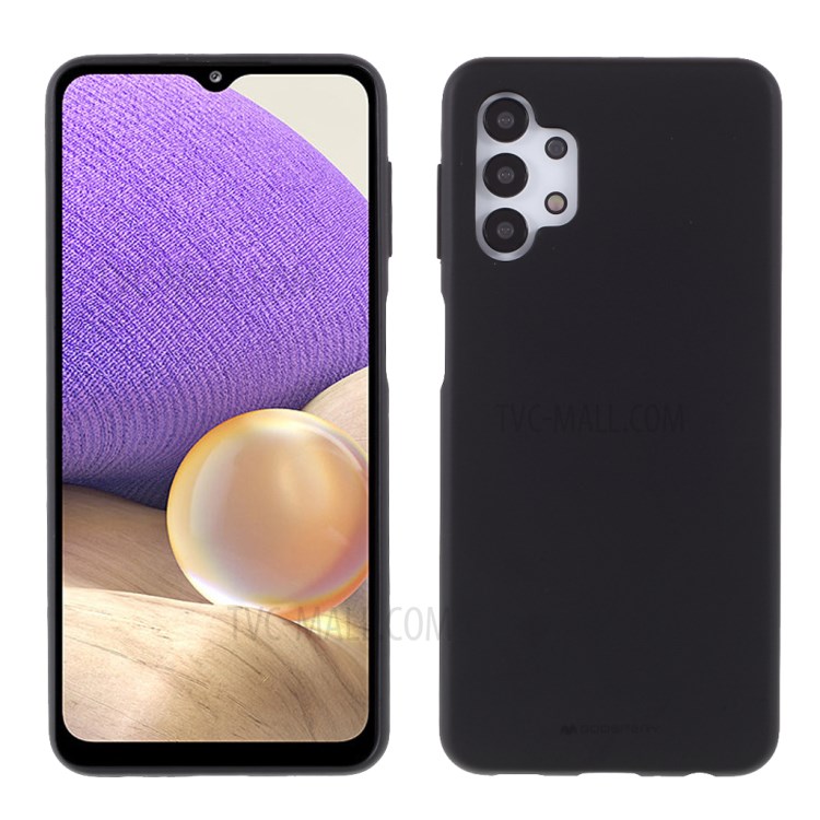 Mercury GOOSPERY SEF Série SF Coque De Téléphone TPU Matte Pour Samsung Galaxy A32 5G - Noir-1