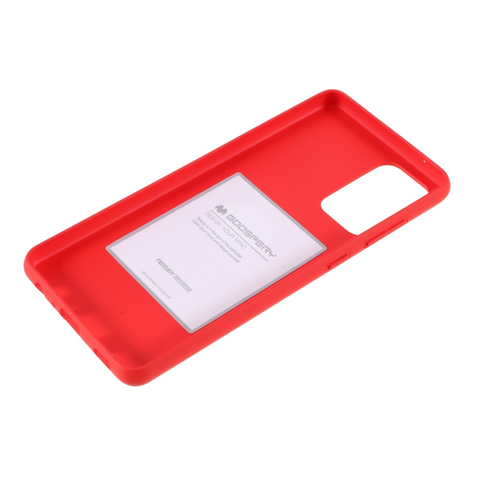 Mercury Goospery SF Série Matte TPU Casage De Téléphone Pour Samsung Galaxy A72 5G / 4g - Rouge-7