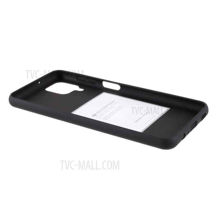MERCURY GOOSPERY SF Series Matte TPU Cover Soft Case for Samsung Galaxy A12 - Black-5