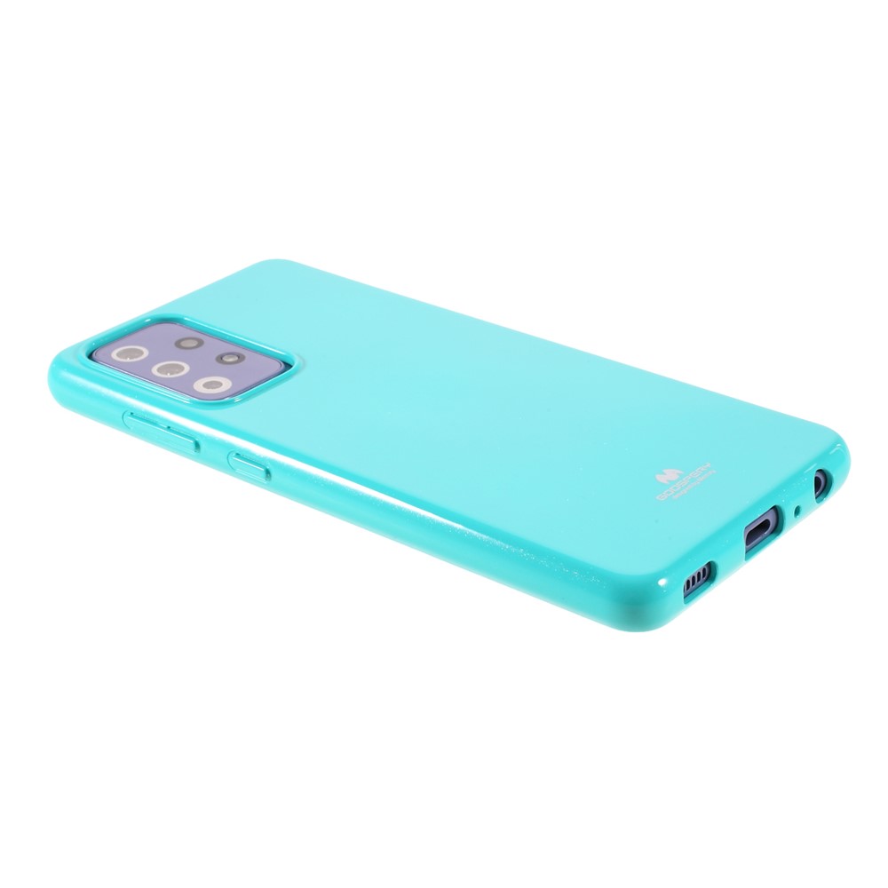 MERCURY GOOSPERY Glitter Powder Soft TPU Back Cover for Samsung Galaxy A72 5G / 4G - Baby Blue-2
