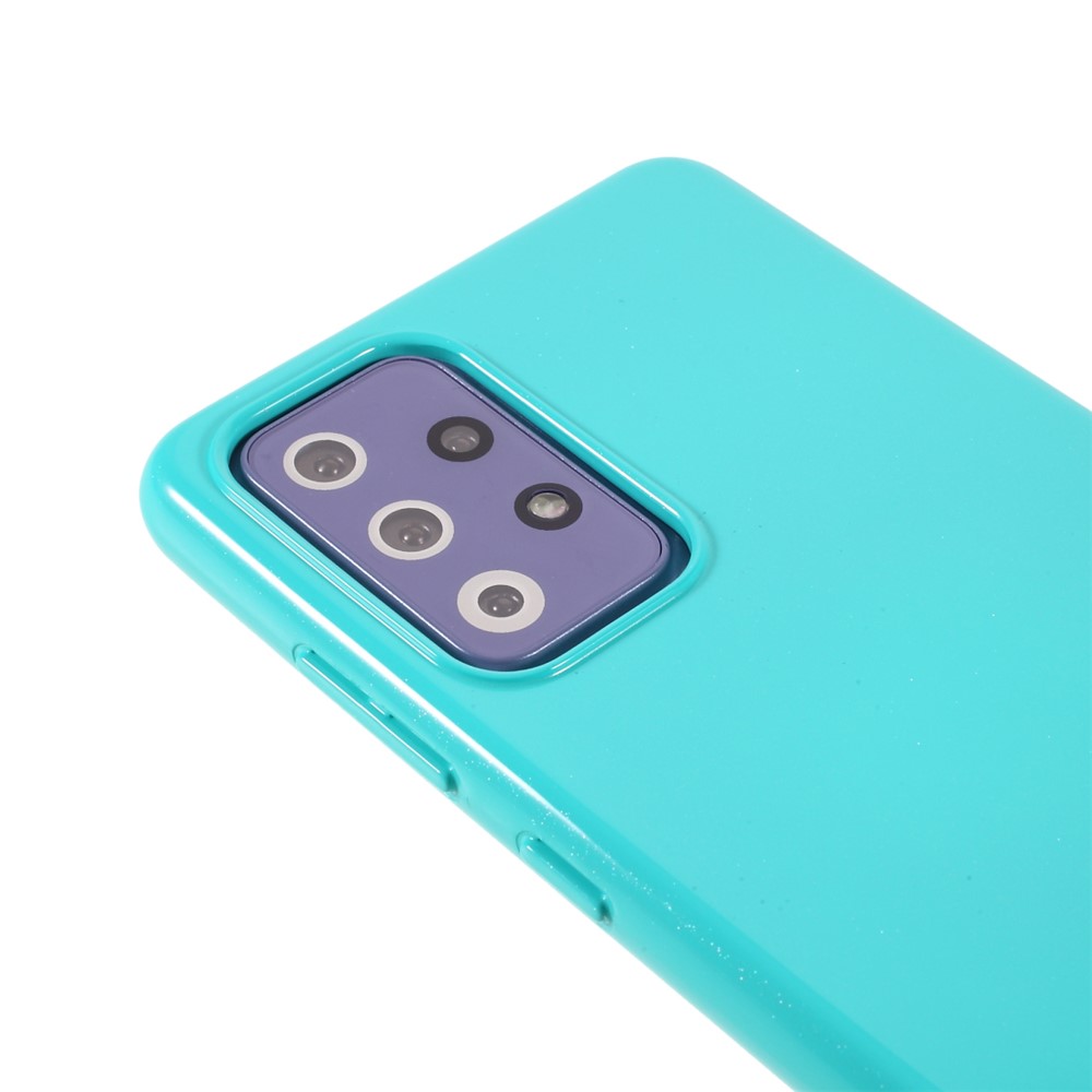 MERCURY GOOSPERY Glitter Powder Soft TPU Back Cover for Samsung Galaxy A72 5G / 4G - Baby Blue-4