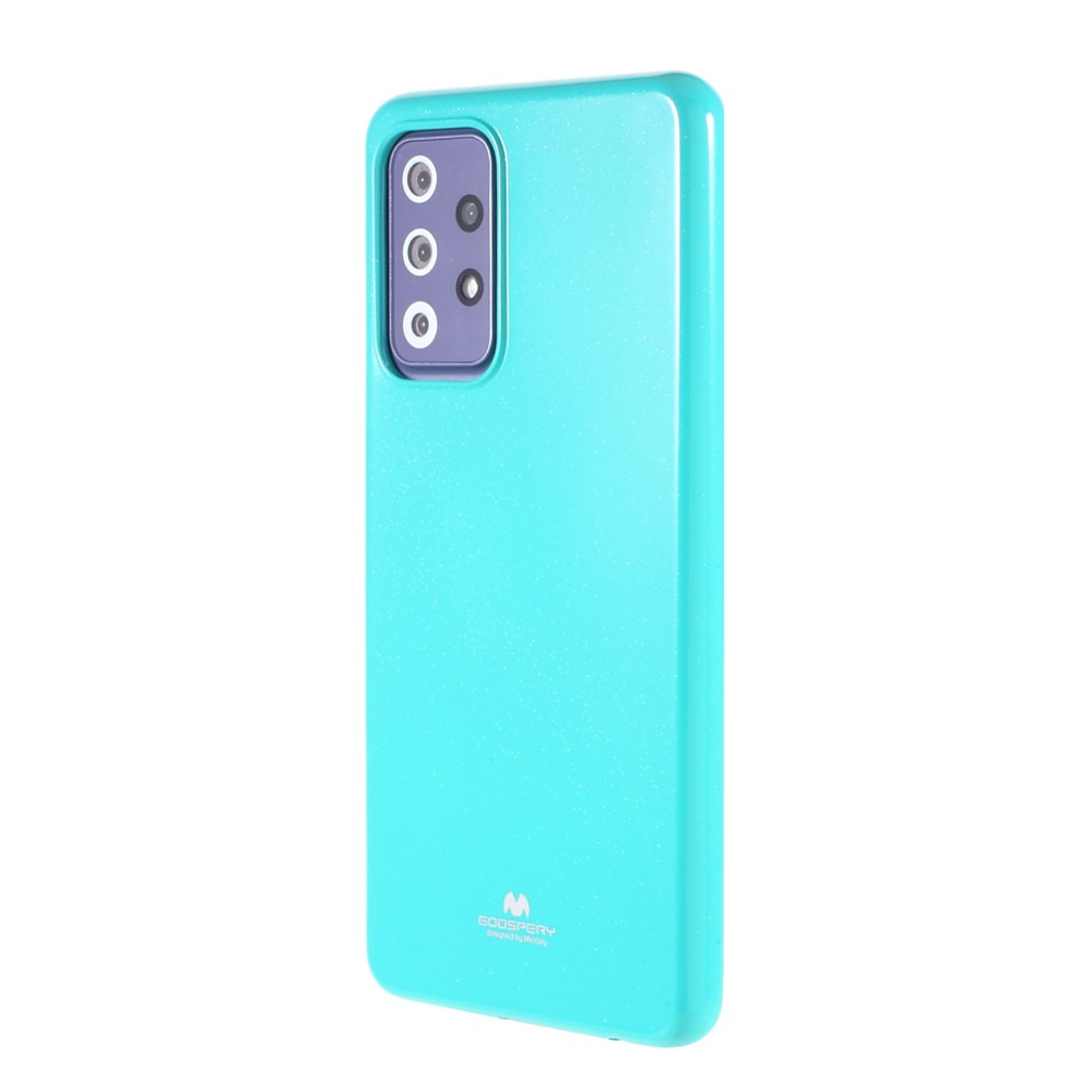MERCURY GOOSPERY Glitter Powder Soft TPU Back Cover for Samsung Galaxy A72 5G / 4G - Baby Blue-7