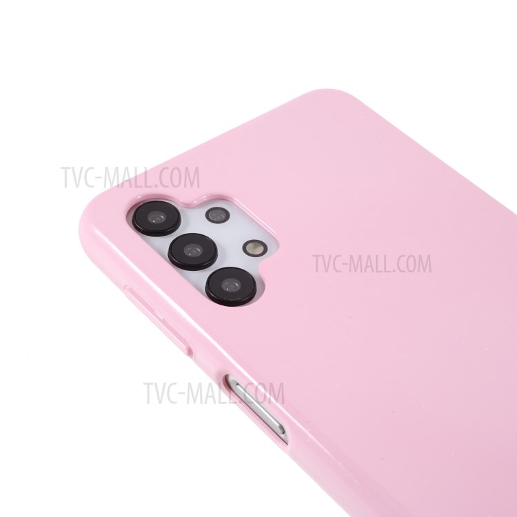 MERCURY GOOSPERY Glitter Powder Soft TPU Mobile Phone Shell for Samsung Galaxy A32 5G - Pink-4