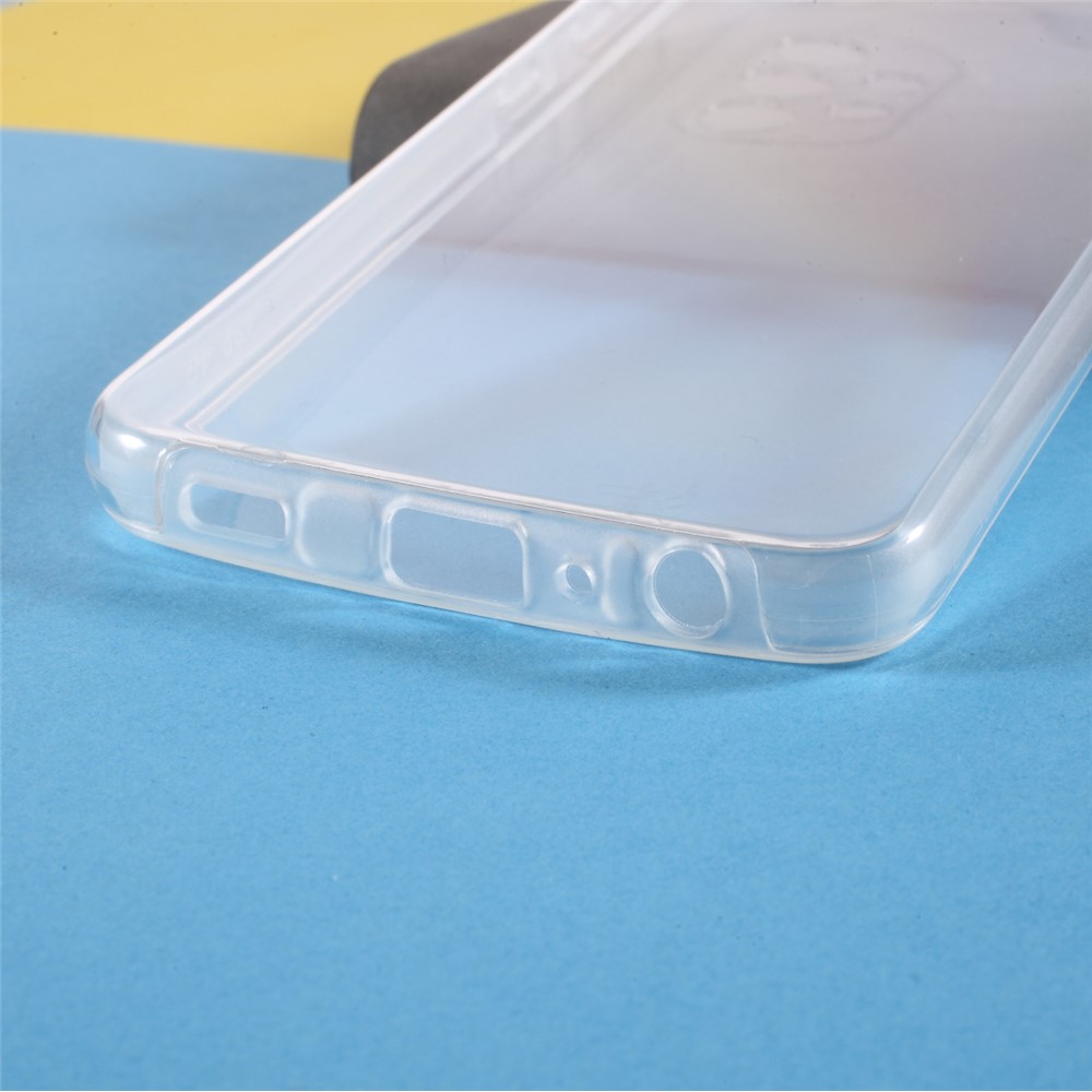 Hybrid PET Front Case + TPU Frame + Acrylic Back Panel Clear Full Coverage Protective Shell for Samsung Galaxy A32 4G-9