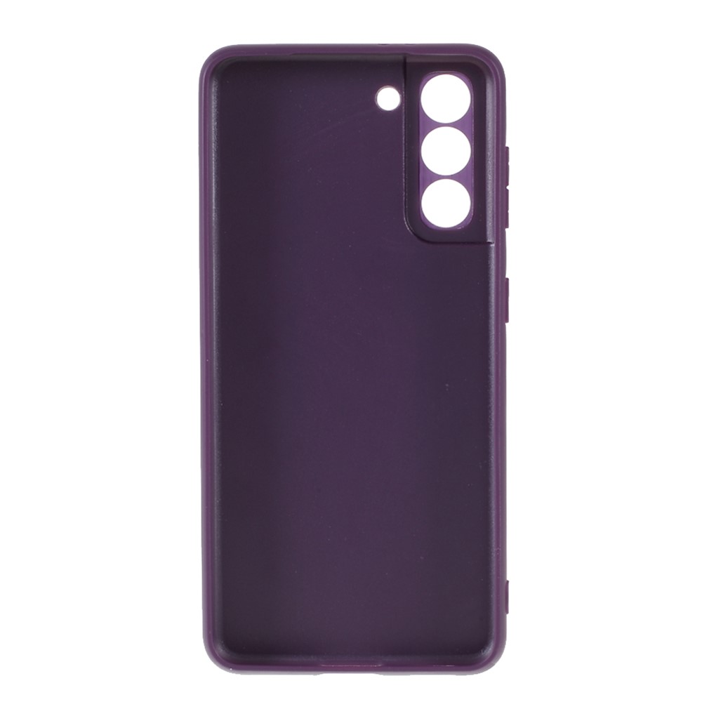PC + TPU Combo Well-Protected Precise Cut-out CD Veins Phone Case Shell for Samsung Galaxy S21 5G - Purple-3