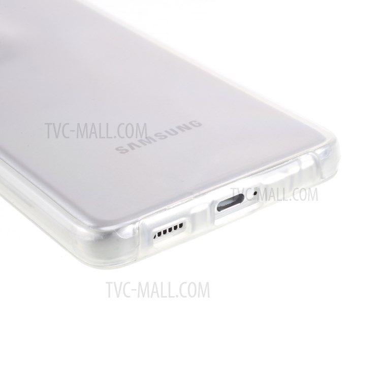 Full Body PET Front Cover + TPU Edge + Acrylic Back Panel Phone Case for Samsung Galaxy S21 Ultra 5G-7