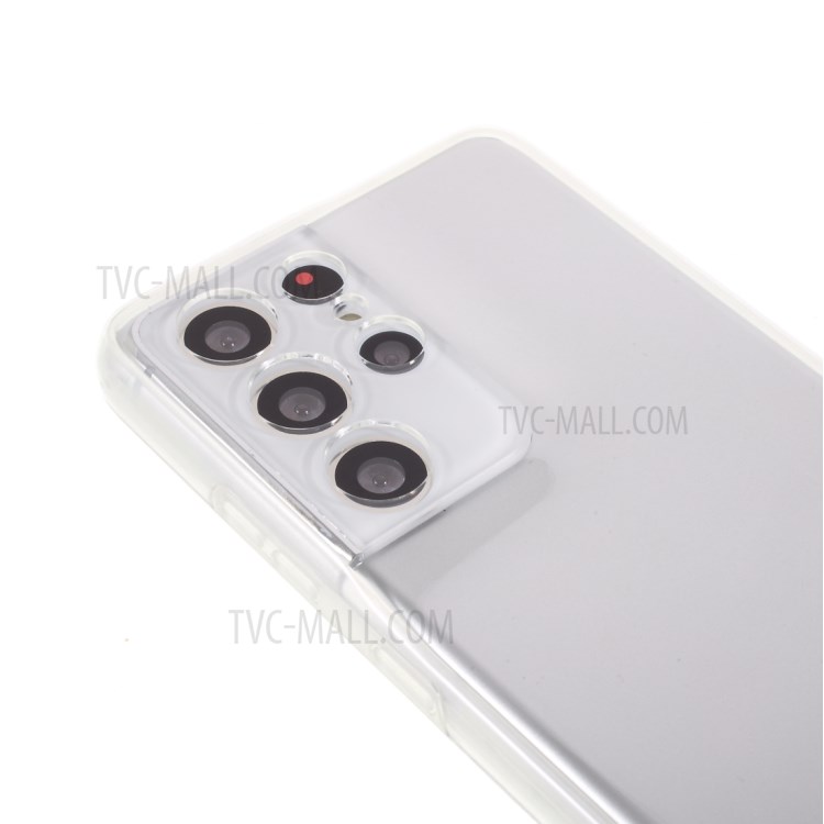 Full Body PET Front Cover + TPU Edge + Acrylic Back Panel Phone Case for Samsung Galaxy S21 Ultra 5G-8