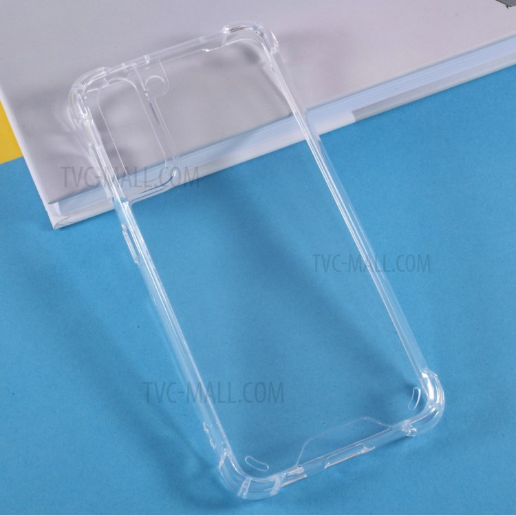 Shock-Absorbing Corners Clear Acrylic + TPU Mobile Phone Case for Samsung Galaxy S21+ 5G-2