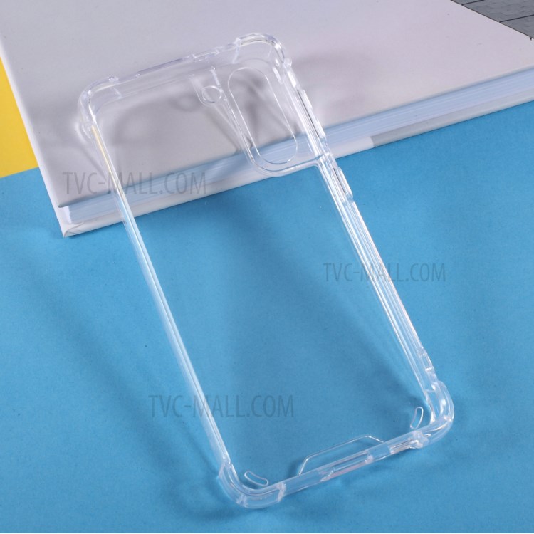 Shock-Absorbing Corners Clear Acrylic + TPU Mobile Phone Case for Samsung Galaxy S21+ 5G-5