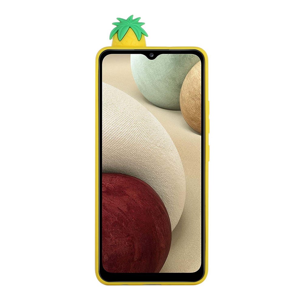 3D Шаблон TPU Обратно Чехол Для Samsung Galaxy A42 5G - Ананас-2