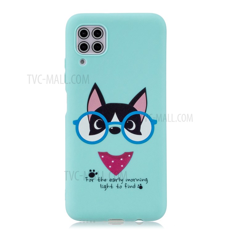 Well-Protected Silicone Strap Design TPU Gel Protective Case with Pattern Printing for Samsung Galaxy A12 5G - Green-2