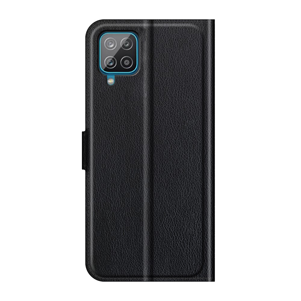 Wallet Design Litchi Texture Leather Phone Case with Stand for Samsung Galaxy A22 4G (EU Version) - Black-3