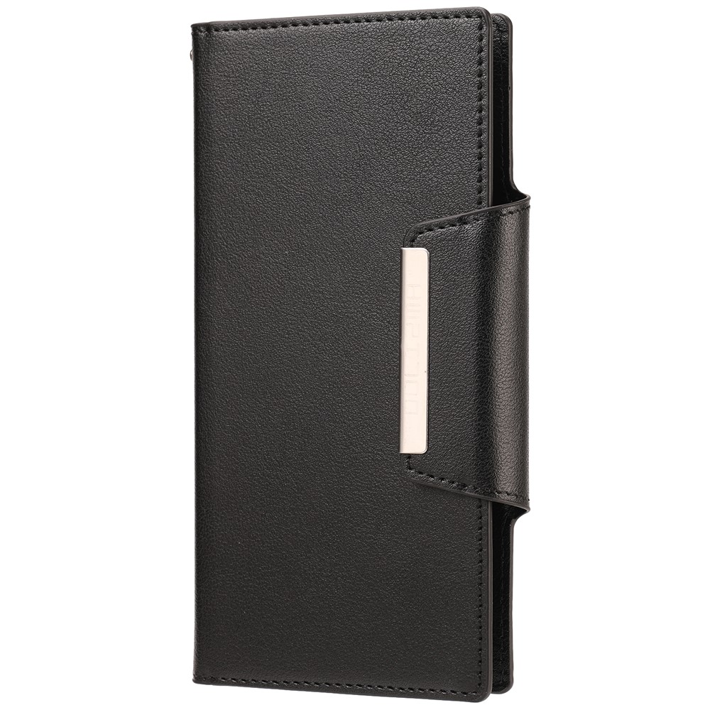 Ultra-thin PU Leather Wallet Cell Phone Shelf Cover with Detachable Inner Phone Case for Samsung Galaxy A72 4G/5G - Black-2
