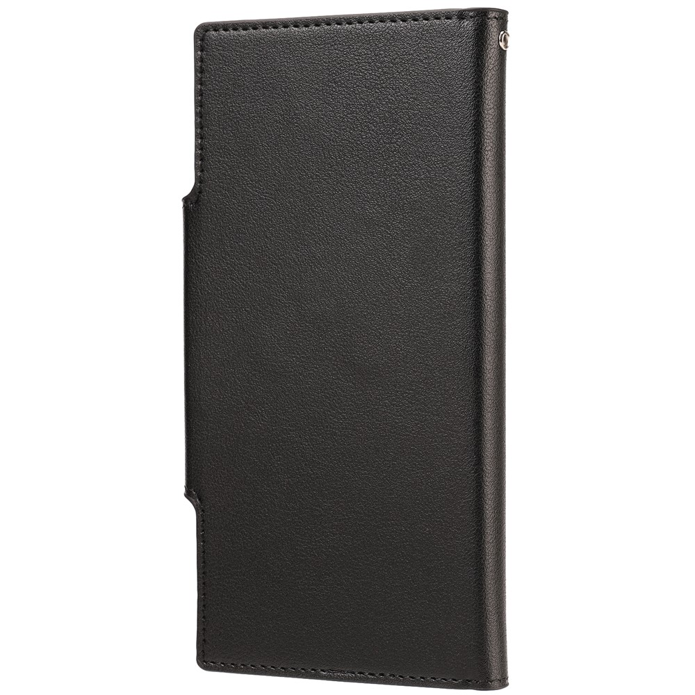 Ultra-thin PU Leather Wallet Cell Phone Shelf Cover with Detachable Inner Phone Case for Samsung Galaxy A72 4G/5G - Black-3