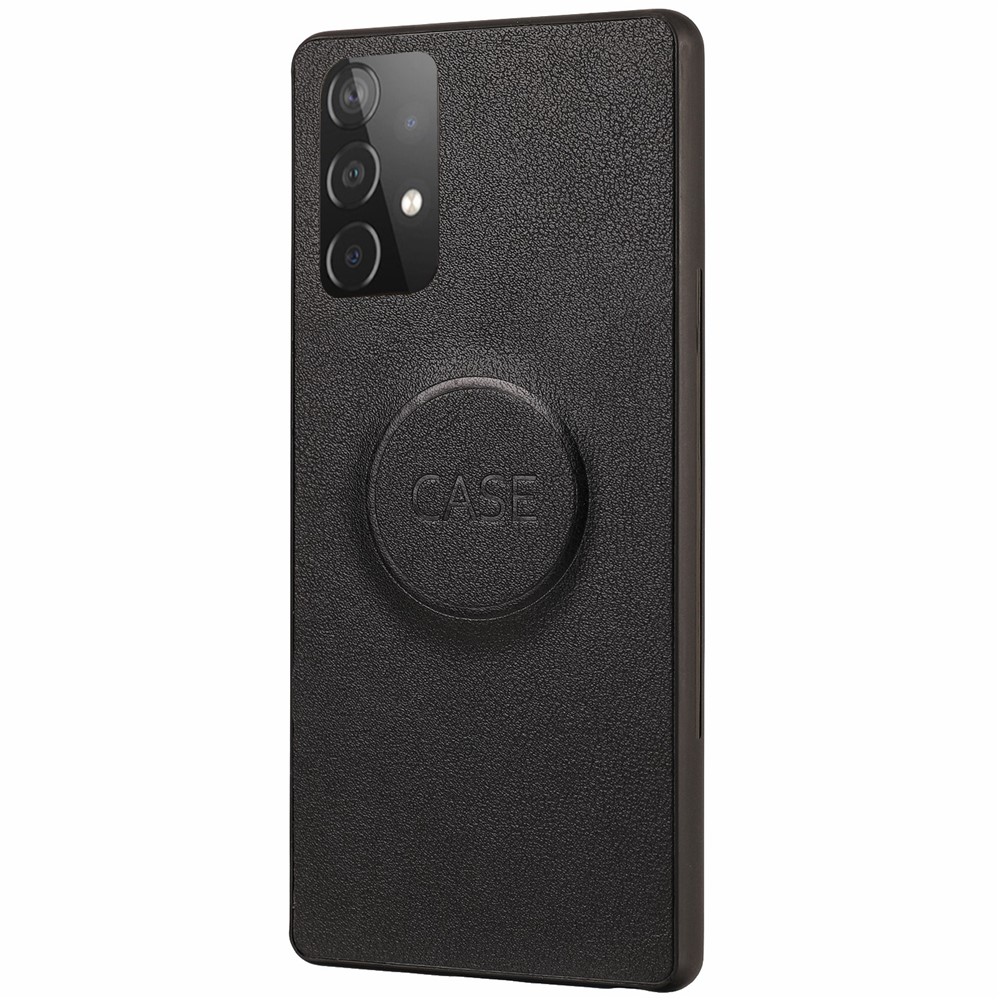 Ultra-thin PU Leather Wallet Cell Phone Shelf Cover with Detachable Inner Phone Case for Samsung Galaxy A72 4G/5G - Black-7