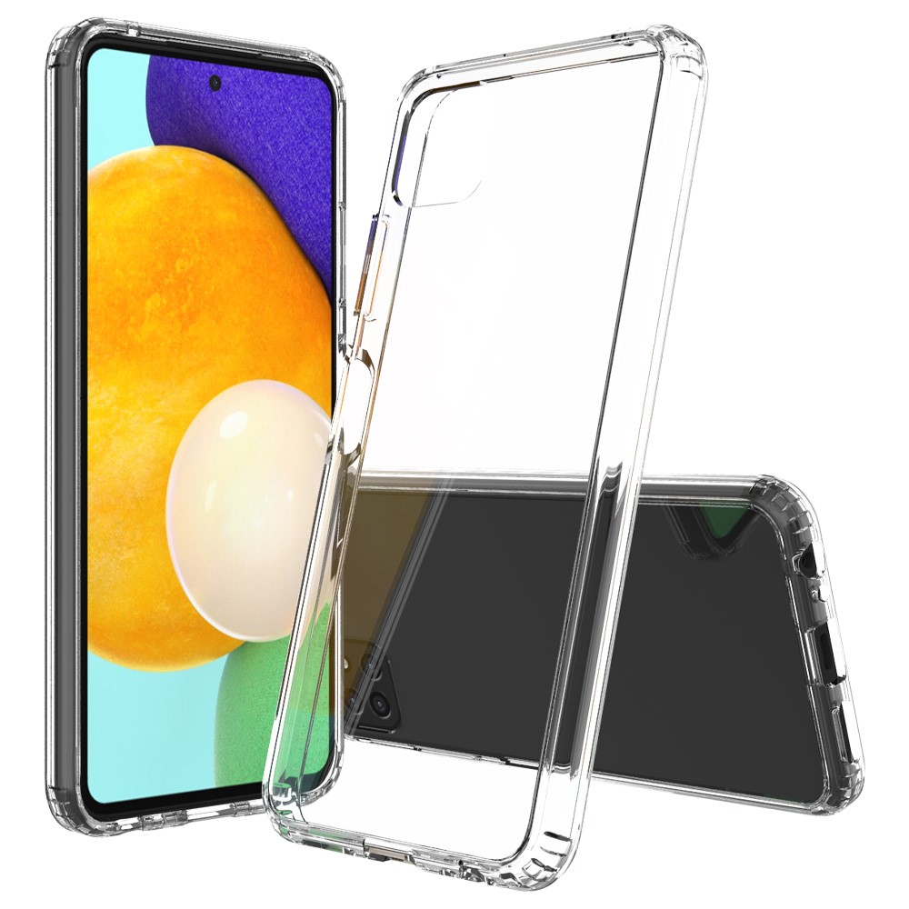 Anti-Drop Four-Corner Cushioned Anti-Scratch Clear Acrylic + TPU Hybrid Cover for Samsung Galaxy A22 5G (EU Version)-6