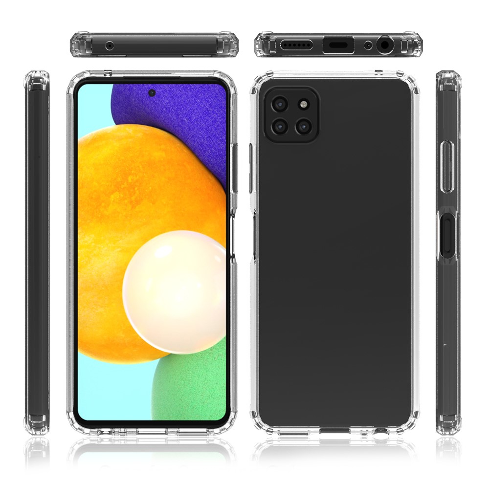 Anti-Drop Four-Corner Cushioned Anti-Scratch Clear Acrylic + TPU Hybrid Cover for Samsung Galaxy A22 5G (EU Version)-7