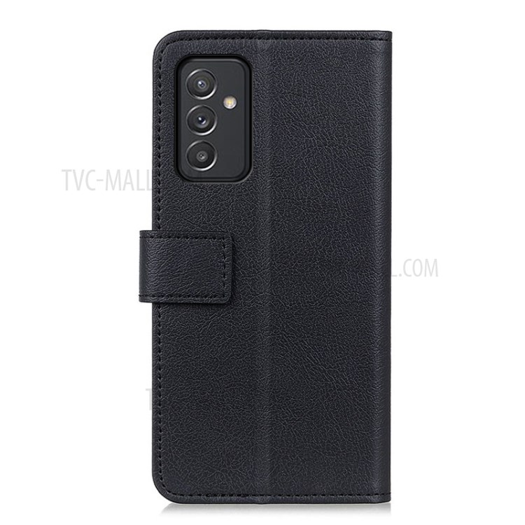 Wallet Leather Phone Folio Casing with Stand for Samsung Galaxy A82 5G - Black-3