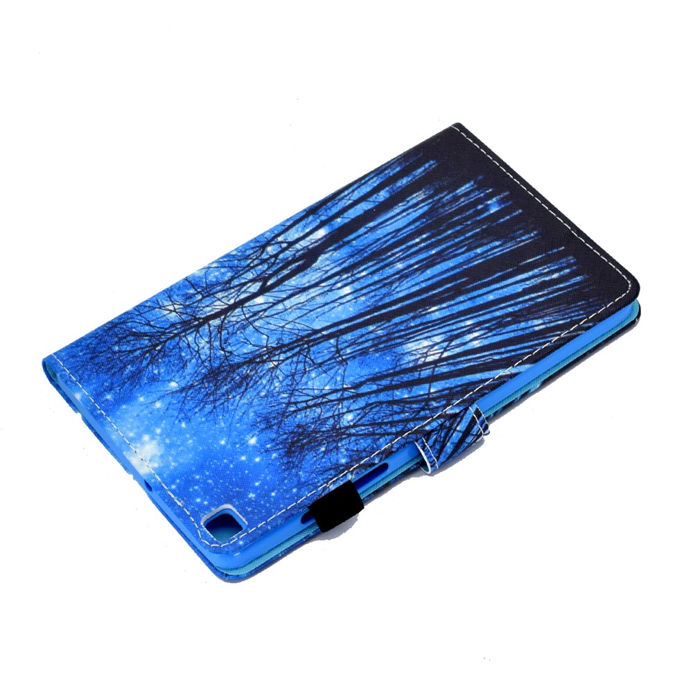 Pattern Printing Design Leather Full Protection Tablet Case for Samsung Galaxy Tab A7 Lite T220 - Grove-5