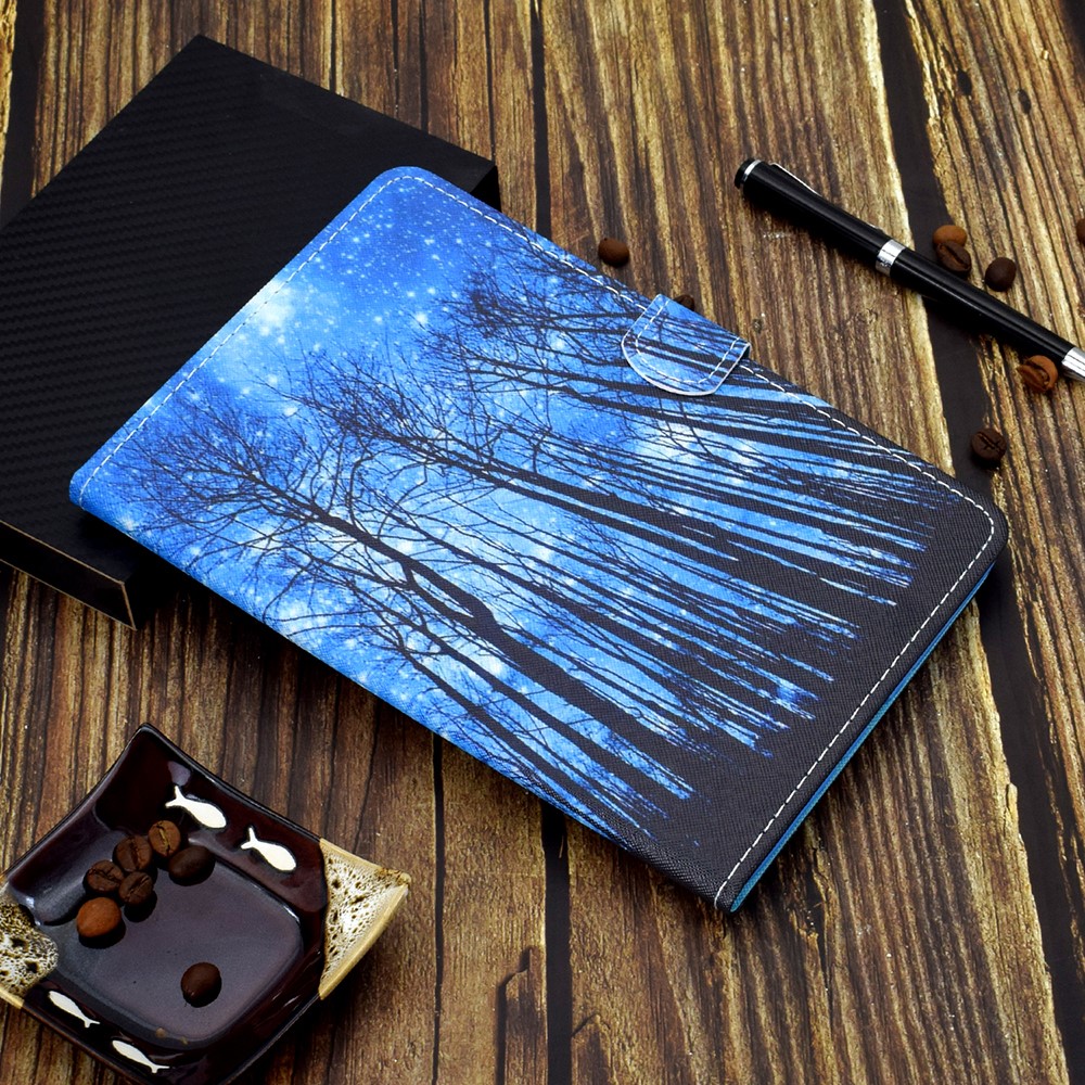 Pattern Printing Design Leather Full Protection Tablet Case for Samsung Galaxy Tab A7 Lite T220 - Grove-6
