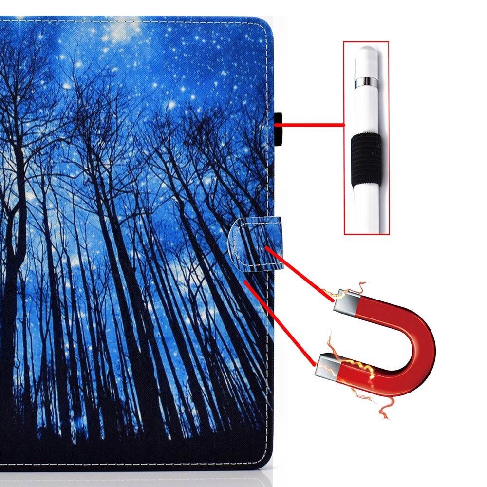 Pattern Printing Design Leather Full Protection Tablet Case for Samsung Galaxy Tab A7 Lite T220 - Grove-8