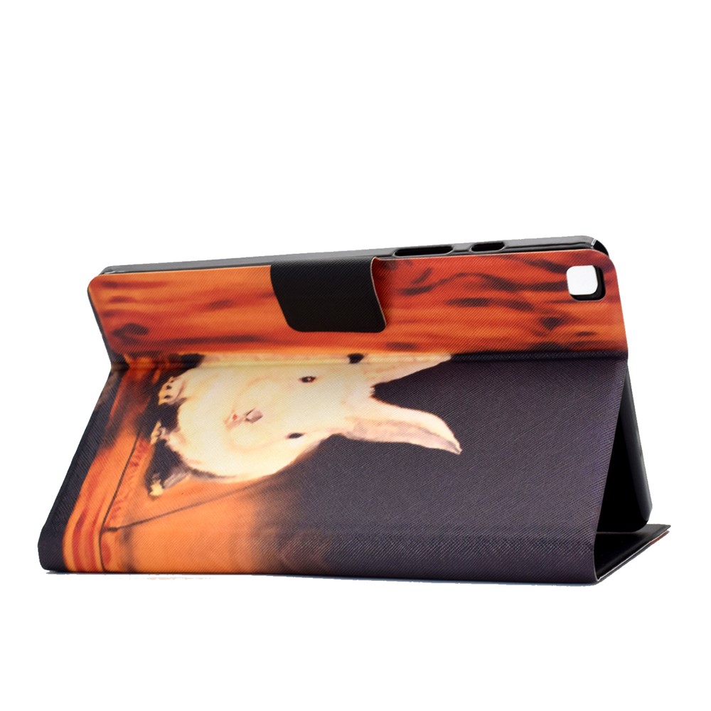 Pattern Printing Design Leather Tablet Case for Samsung Galaxy Tab A7 Lite 8.7-inch T220 - Rabbit-3