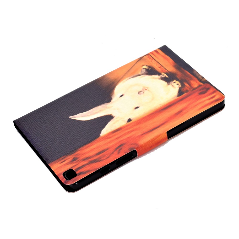 Pattern Printing Design Leather Tablet Case for Samsung Galaxy Tab A7 Lite 8.7-inch T220 - Rabbit-5
