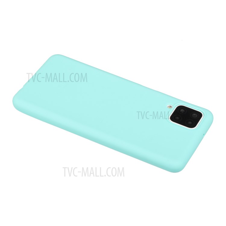 Matte Skin Shockproof TPU Phone Case Shell Cover for Samsung Galaxy A12 - Baby Blue-3