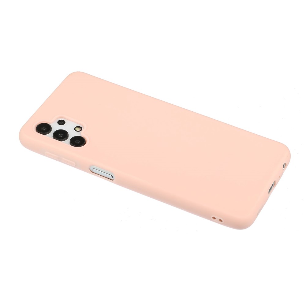 Matte Skin Shockproof TPU Phone Case Shell Cover for Samsung Galaxy A32 5G - Light Pink-2