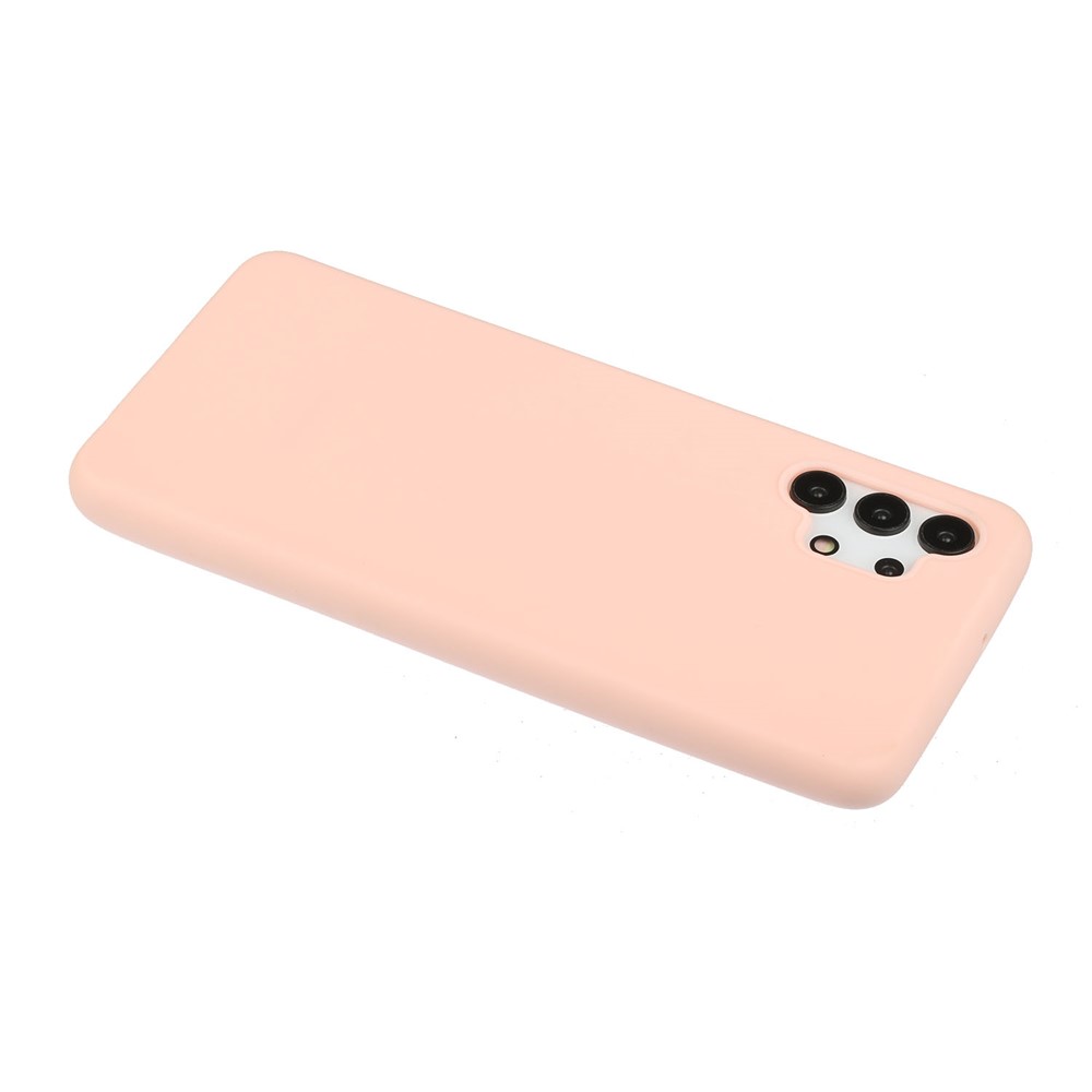 Matte Skin Shockproof TPU Phone Case Shell Cover for Samsung Galaxy A32 5G - Light Pink-3