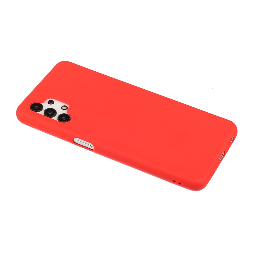 Matte Skin Shockproof TPU Phone Case Shell Cover for Samsung Galaxy A32 5G - Red-2