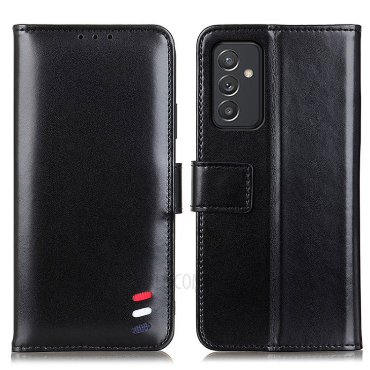 Wallet Leather Stand Case Shell for Samsung Galaxy A82 5G - Black-1