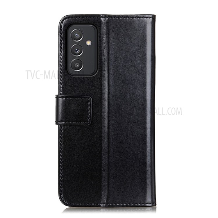 Wallet Leather Stand Case Shell for Samsung Galaxy A82 5G - Black-5