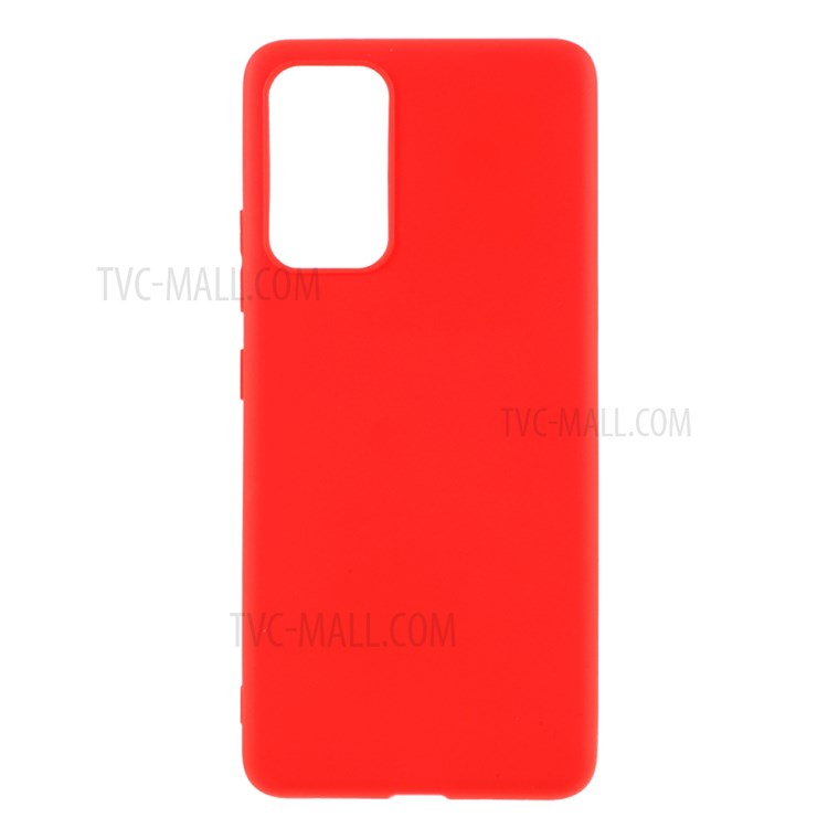 Double-sided Matte Shockproof TPU Phone Case Shell Cover for Samsung Galaxy A82 5G - Red-1