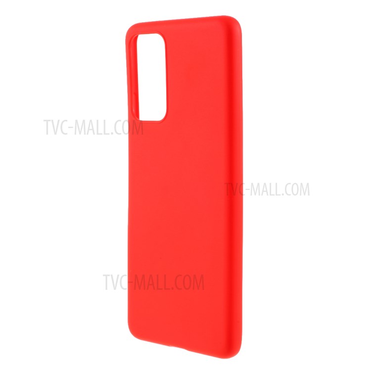 Double-sided Matte Shockproof TPU Phone Case Shell Cover for Samsung Galaxy A82 5G - Red-2
