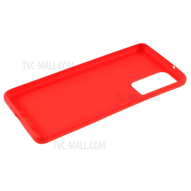 Double-sided Matte Shockproof TPU Phone Case Shell Cover for Samsung Galaxy A82 5G - Red-7