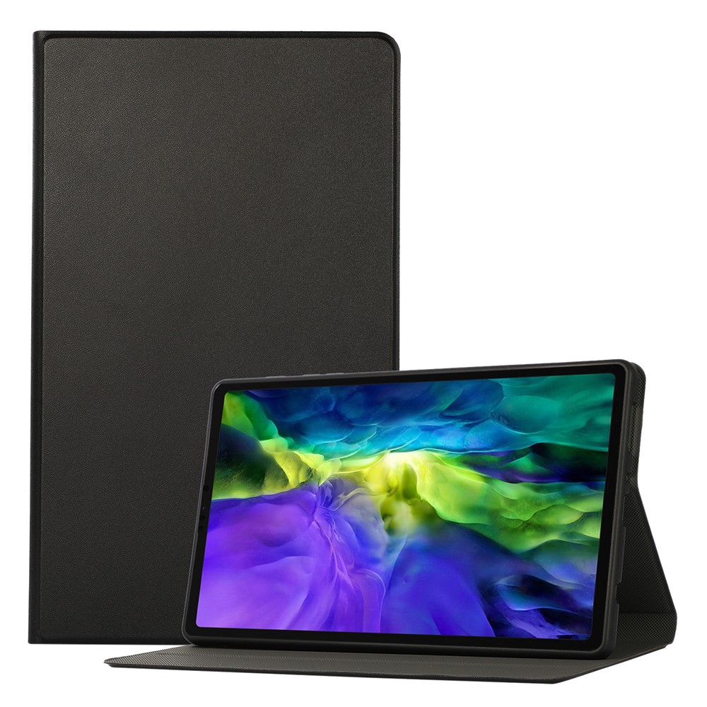 PU Leather Protector Case with Stand for Samsung Galaxy Tab A7 Lite 8.7-inch - Black-1