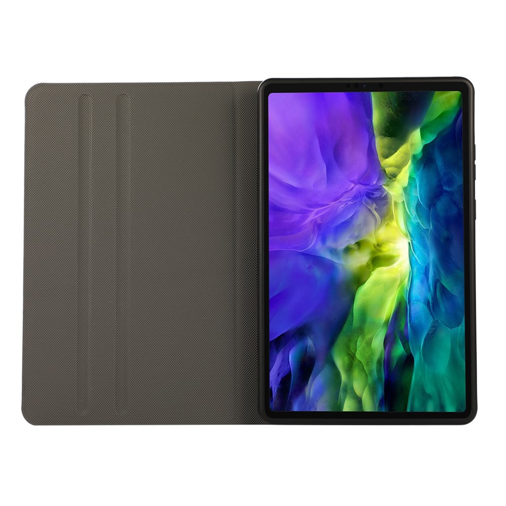PU Leather Protector Case with Stand for Samsung Galaxy Tab A7 Lite 8.7-inch - Black-7