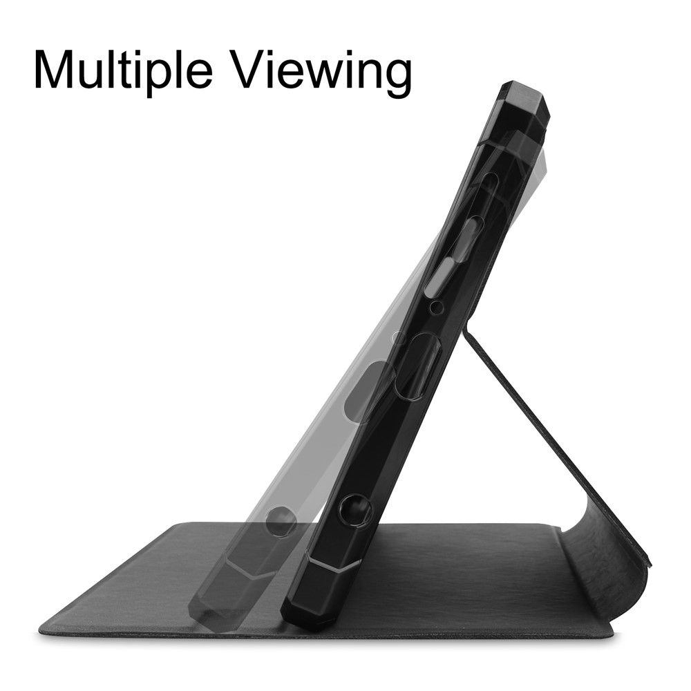Textured Leather Stand Tablet Cover for Samsung Galaxy Tab A7 Lite 8.7-inch - Black-2