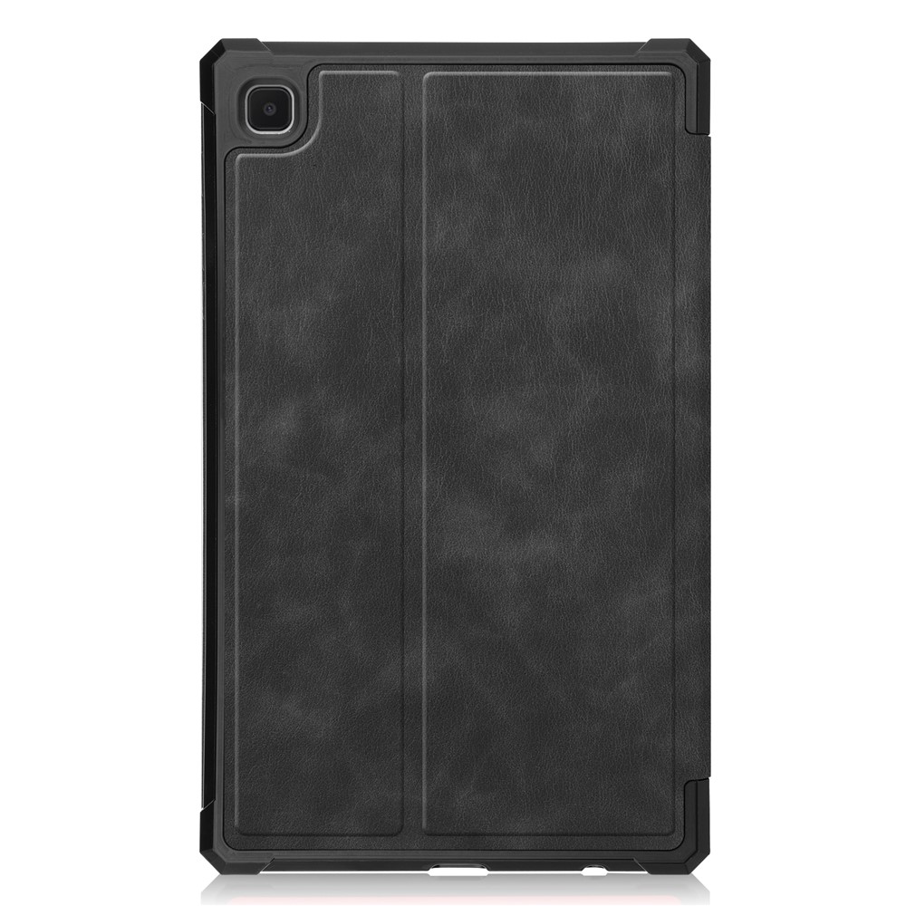 Textured Leather Stand Tablet Cover for Samsung Galaxy Tab A7 Lite 8.7-inch - Black-8