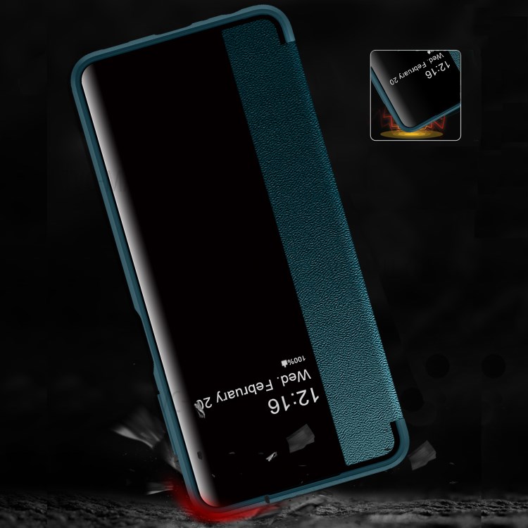 Cellphone Protective Leather Case Drop-Resistant Flip Cover for Samsung Galaxy A32 4G (EU Version) - Orange-7