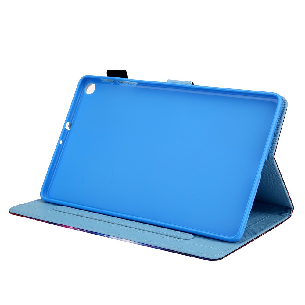 Pattern Printing Stand Leather Protector Case Shell for Samsung Galaxy Tab A7 Lite 8.4 (2021) T220/225 - Blue Butterfly-10